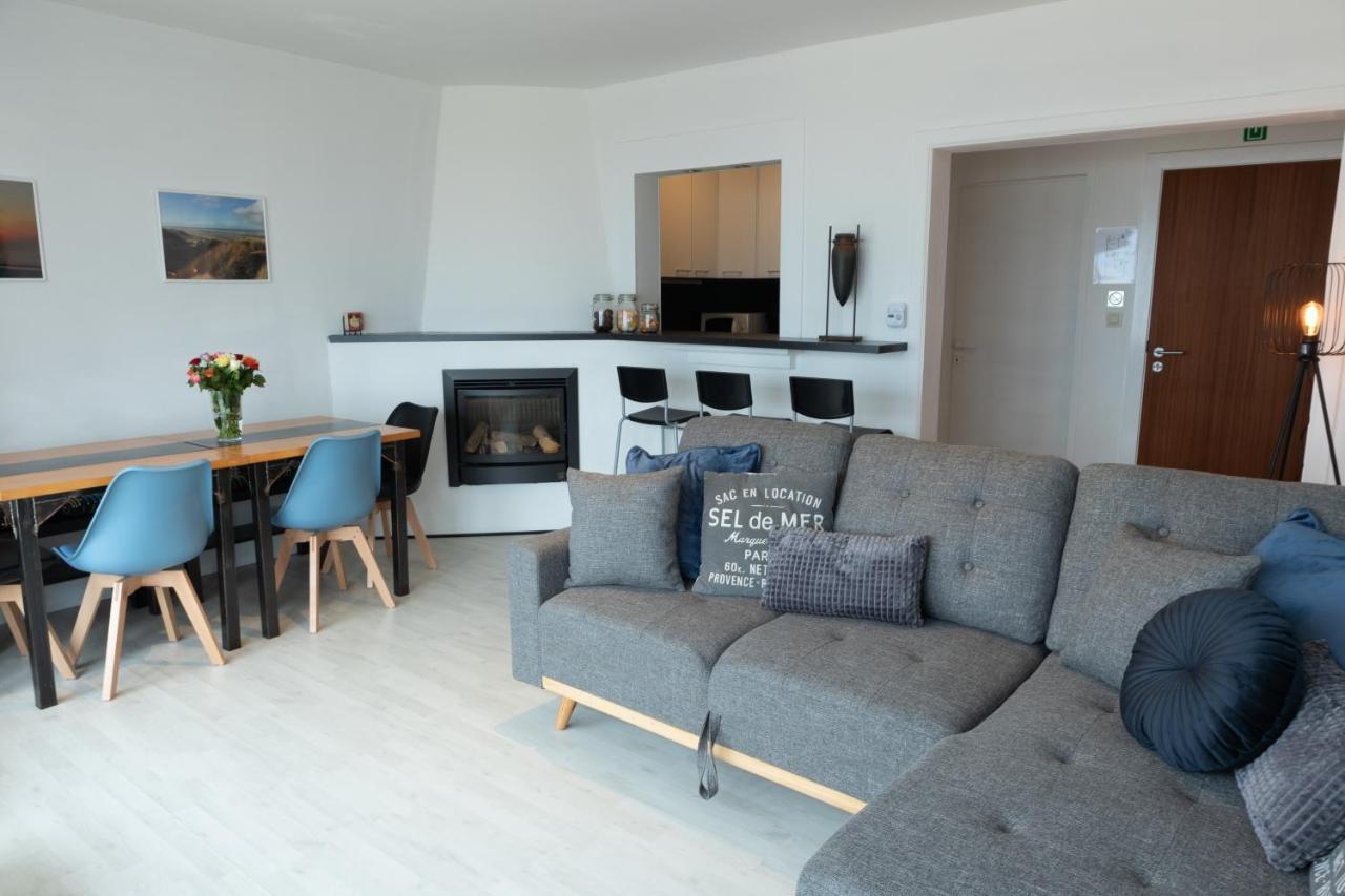 Modern Appartement Met Uniek Zeezicht Коксейде Экстерьер фото