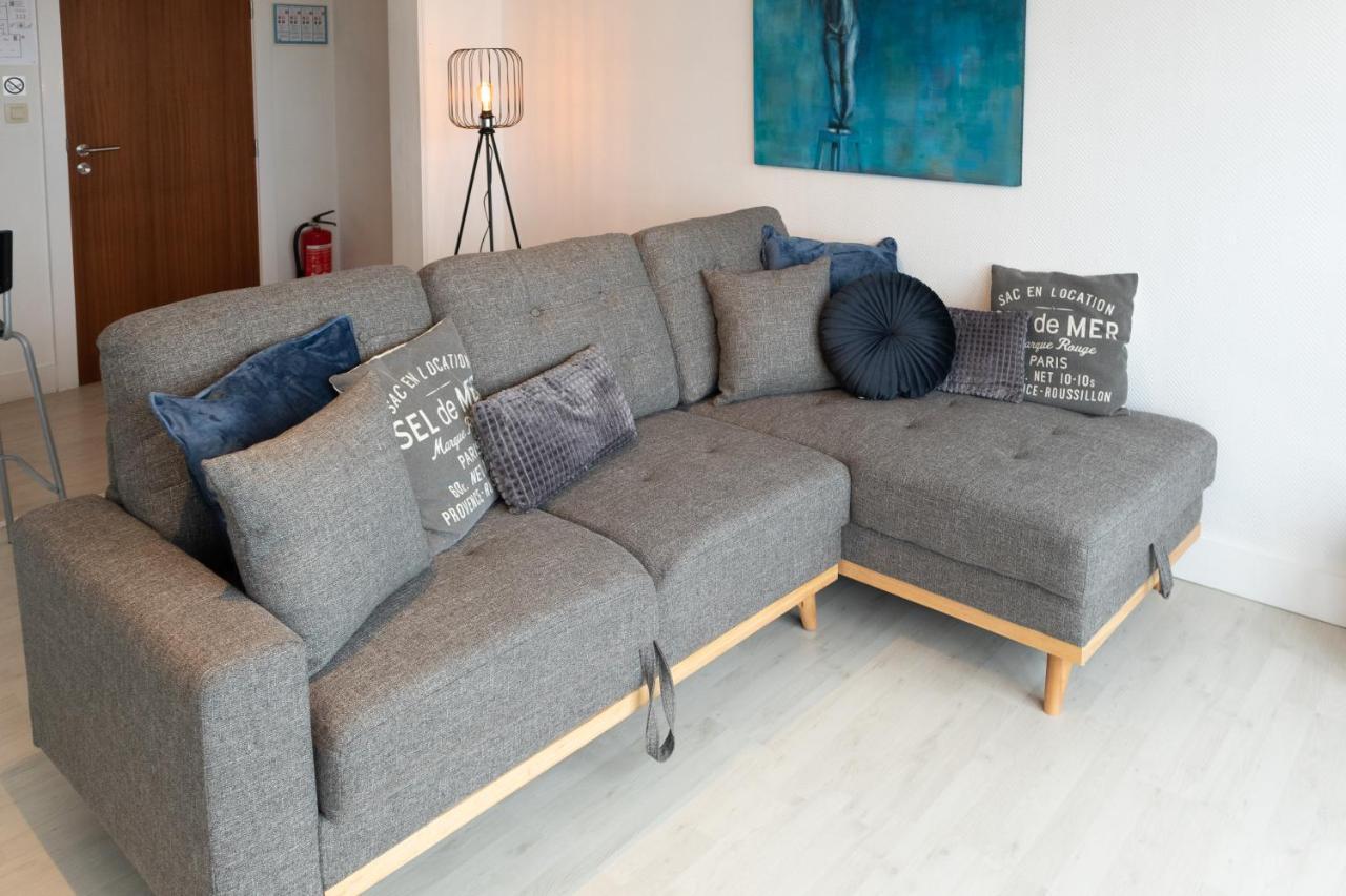 Modern Appartement Met Uniek Zeezicht Коксейде Экстерьер фото